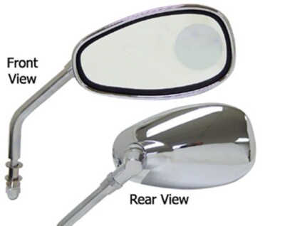 NEW MIRRORS WITH INSET MAGNIFYING LENS FOR HARLEY DAVIDSSON