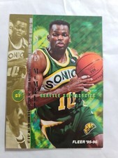 Fleer Collection Basketball Card 🏀 1995 1996 Supersonics #179 Nate McMillan
