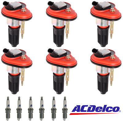 6x OEM Ignition Coil UF303 5C1392 For Chevrolet Trailblazer Isuzu Buick Hummer - Foto 13