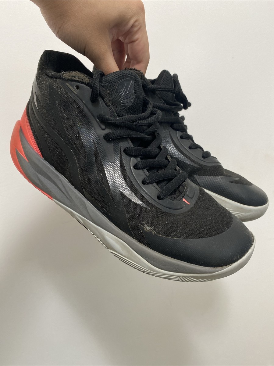 Puma LaMelo Ball MB.02 Flare Black/Sunset Glow Mens Size 7