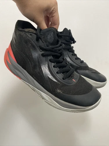 Puma LaMelo Ball MB.02 Flare Black/Sunset Glow Mens Size 7 378287 01