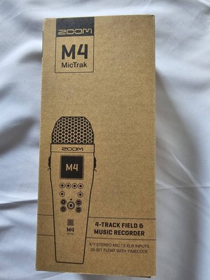 Zoom M4 MicTrak Handheld Stereo Microphone 4Track Recorder 32bit float recording