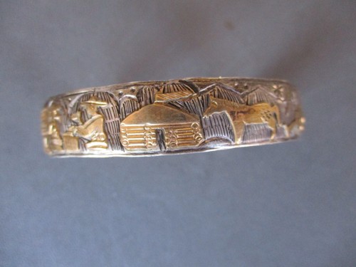 Vintage TA BEGAY Sterlingsilber Navajo Geschichtenerzähler Armreif Armband - Bild 2 von 14