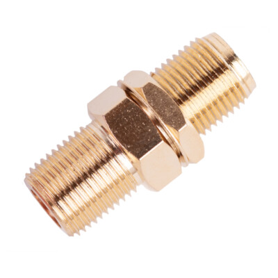 12 pk  Monster Cable Just Hook It Up Double Female Coax F Adapter 1000 mHz