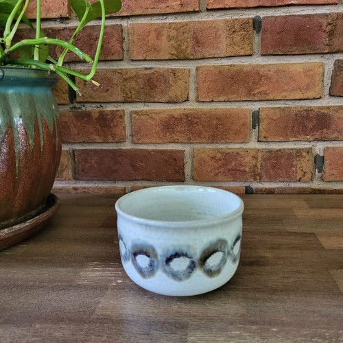 Set Of 7 Ceramano Tique Soup Bowls West Germany by Gerda Heuckeroth 3" x 4.5" d - Picture 8 of 11
