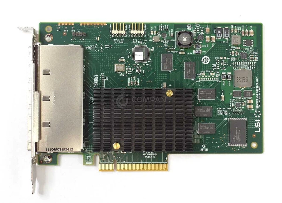 H3-25379-01E LSI 16PORT 6GB SAS SATA HBA CONTROLLER ADAPTER - SAS9201-16E - Image 2 of 4