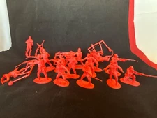 CONTE  ZULU WAR BRITISH 24TH Foot SET #3 PLASTIC 16 FIGS Chard BROMHEAD Bugle