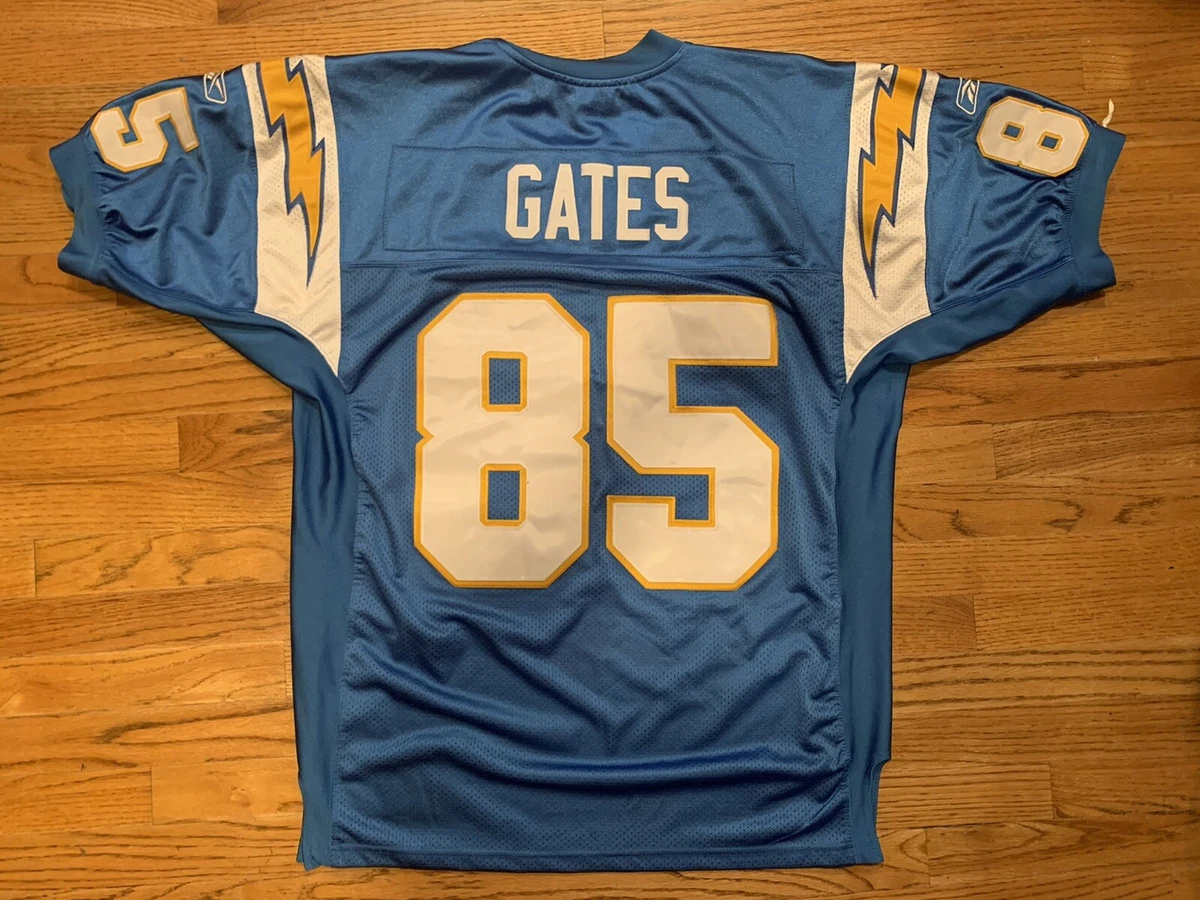 San Diego Chargers Antonio Gates Authentic Powder Blue Jersey size 50 RARE  Sewn