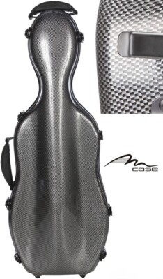 Fiberglas Bratschenkoffer UltraLight 38-43 M-Case Carbon Look