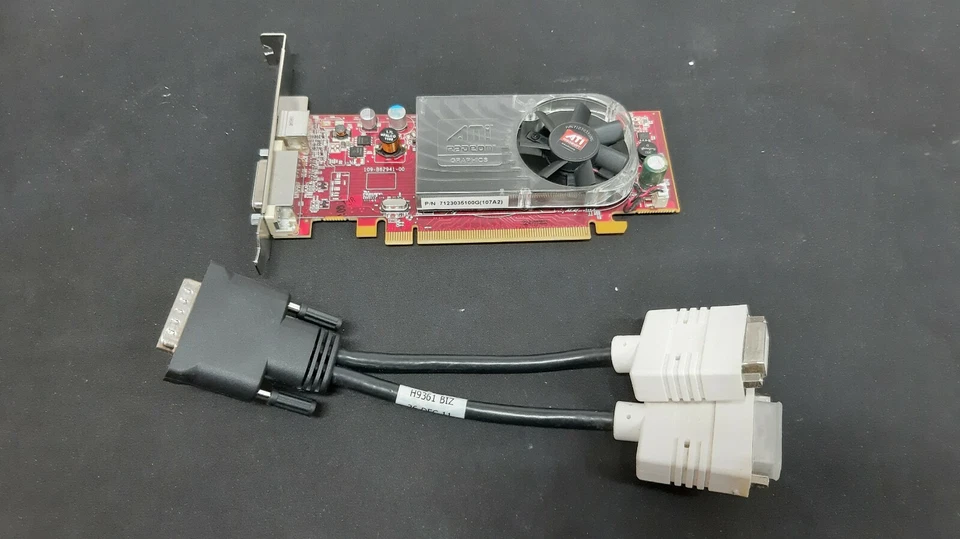 Scheda Video Grafica AMD ATI Radeon HD3450 DDR2 PCI-e DMS59 da 256Mb DirectX10 - Immagine 2 di 4