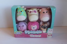 New Safari Squad Squishville By Squishmallows 2" Plush Set Of 6 Safari Animals