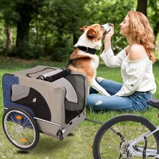 Dog Bike Bicycle Trailer Carrier Stroller Jogging Wagon Small Large Dog Pet