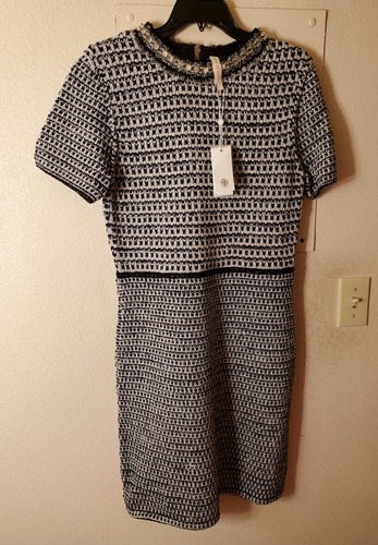 Tory Burch Embellished Fringe Tweed 