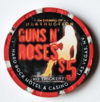 Guns  N Roses - Casino/-Pokerchip - Hard Rock Hotel & Casino, Las Vegas