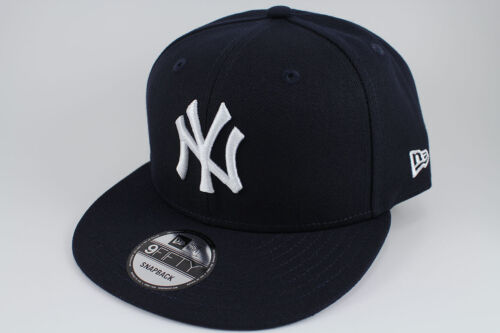 NEW ERA 9FIFTY BASIC SNAPBACK HAT CAP MLB NEW YORK NY YANKEES NAVY BLUE ADULT - Picture 1 of 7