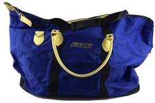 Seasport Sea Sport Travel Dive Large Bag Bright Blue With Strap Zippered Pockets