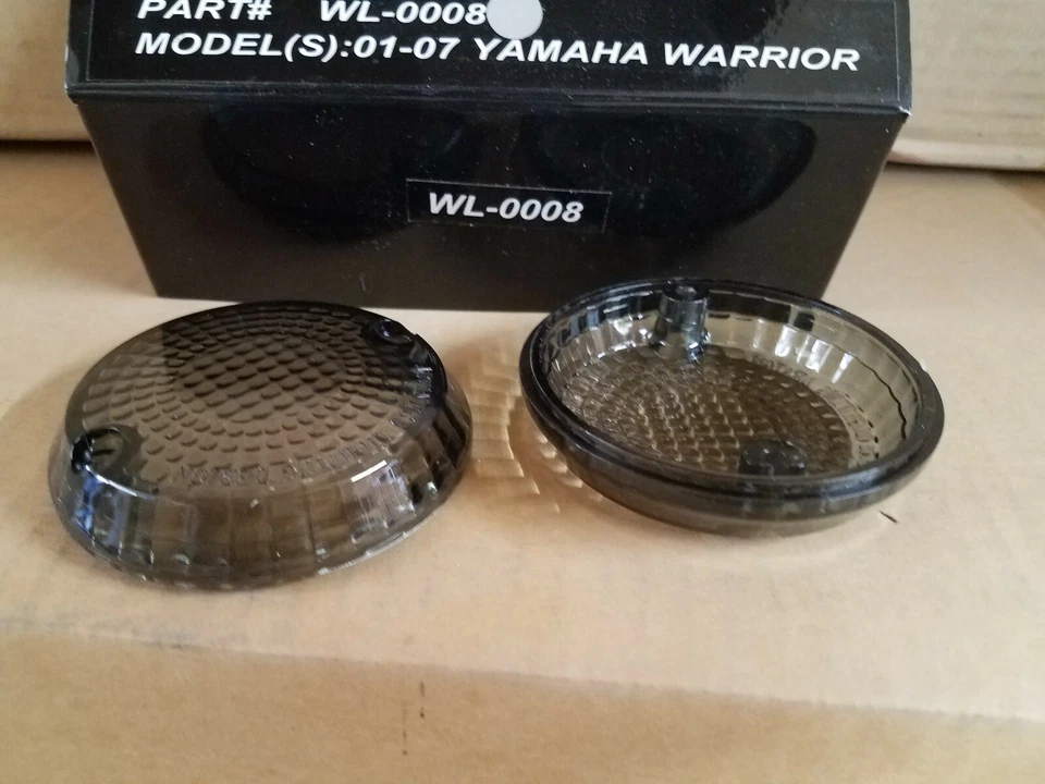 Yamaha WARRIOR Cruisers SMOKE Turn SIgnal Lens 2 Pair - Image 2 of 2