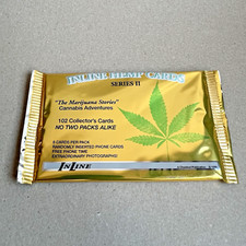 Cannabis (1996) Trading Cards Booster Pack Inline Hemp Series 2 OVP Vintage 90er