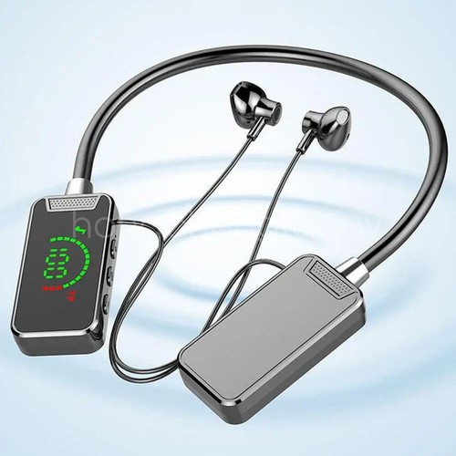 Bluetooth 5.4 Neckband Headset Wireless Earbuds Earphone Headphones with 8GB TF - Picture 21 of 27