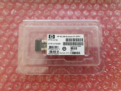 NEW HP AJ716A 8Gb FC SFP+ Transceiver Module AJ716-63001