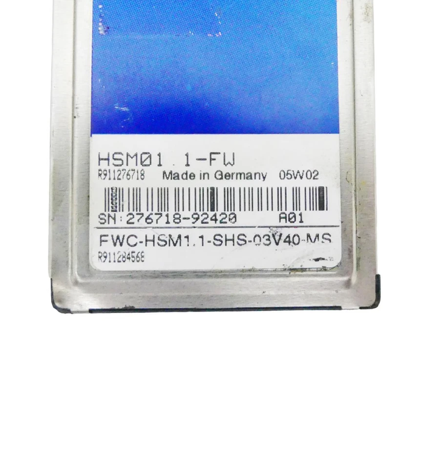 INDRAMAT HSM01.1-FW R911276718 MEMORY CARD FWC-HSM1.1-SHS-03V40-MS -used- - Image 3 of 3