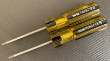 Lot of 2 Great Neck T10 & T15 Torx Screwdrivers