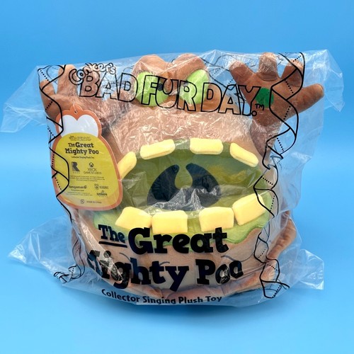 Conker's Bad Fur Day The Great Mighty Poo Singing Plush Figure DAMAGED