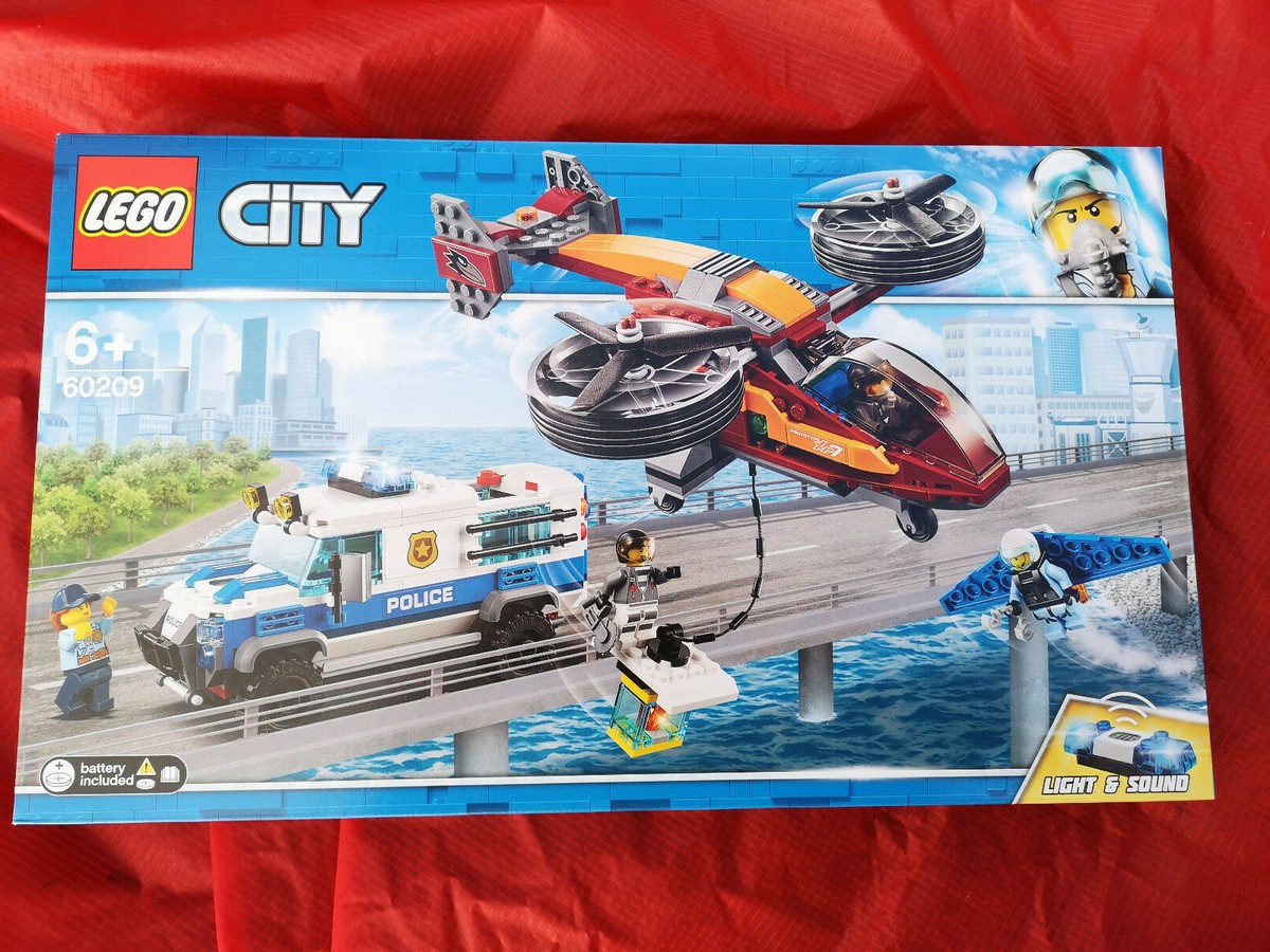 LEGO CITY 60209- La police et le vol de diamant-jet pack ailé-Neuf 