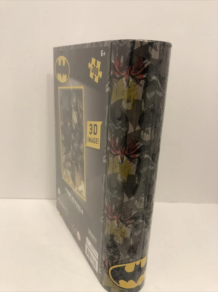 NUEVO EN CAJA DC Comics Batman Prime Rompecabezas 3D 12"x18" 300 piezas Coleccionables CAJA DE HOJALATA SELLADA Foto 3 de 4