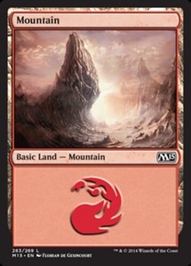 Mountain (263) - Foil x1 - Magic 2015 - NM-Mint, English - Magic 2015