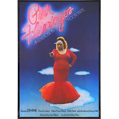 Pink Flamingos 1972 Film Poster Print | eBay