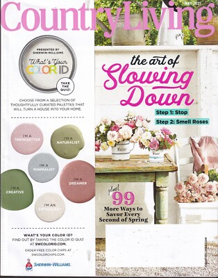 Country Living May 2021 Free & Fast SnH Best Deal on Ebay L@@K !!