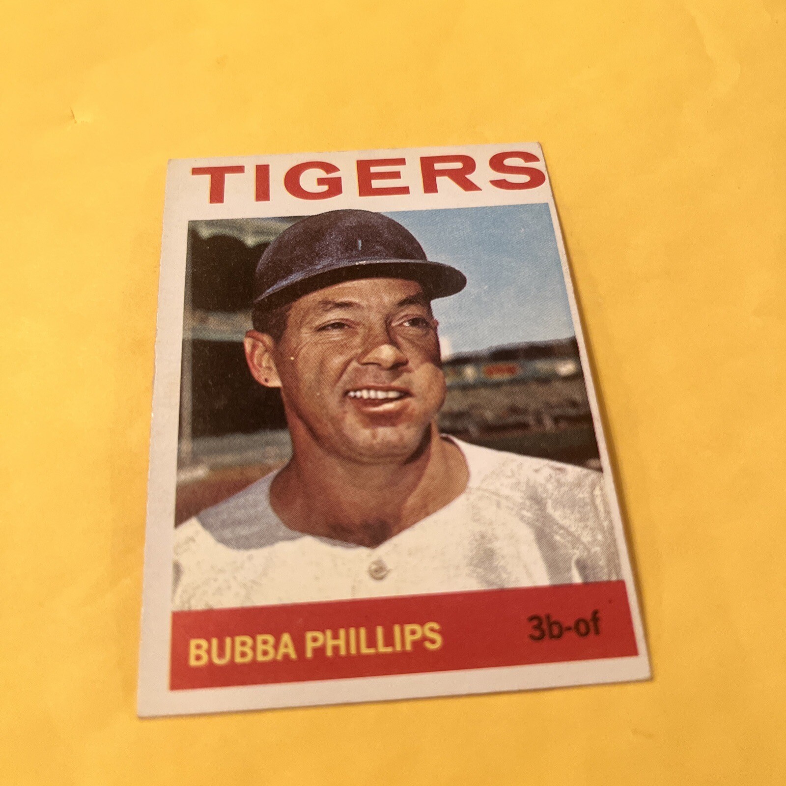 1964 Topps Bubba Phillips Detroit Tigers 143 VG Free Shipping 
