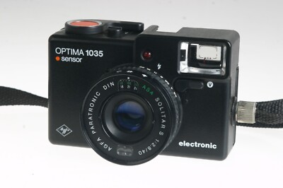 フィルムカメラ AGFA OPTIMA 1035 SOLITAR S 40mm f2.8 Agfa Optima 1035 sensor electronic mit Agfa Solitar S 2,8/40 mit