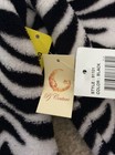 Pj Couture Hooded Robe-Zebra Pattern-Size M-Soft-100% Polyester- NEW with TAGS  — photo 5