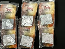 QTY 6 Tandy Leather Horse Head Facing Left 3D Stamps 88364-00