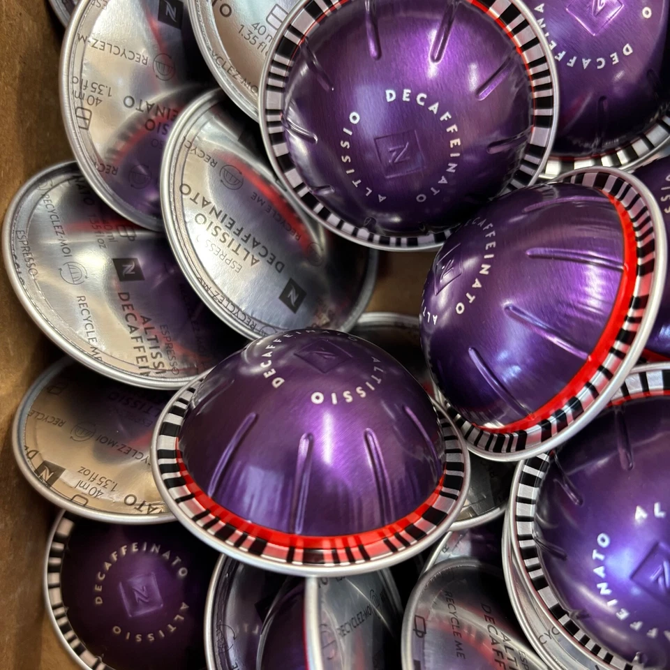 Cápsulas Nespresso Vertuo Altissio Decaffeinato Espresso Tostado Oscuro 50ct SUELTAS Foto 3 de 3