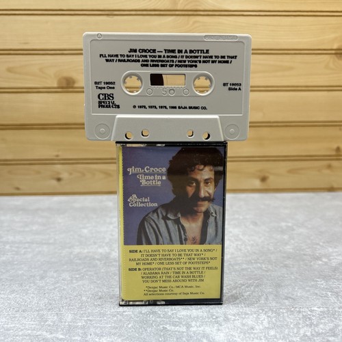 Jim Croce Time in a Bottle A Special Collection (CASSETTE TAPE, 1986, CBS)