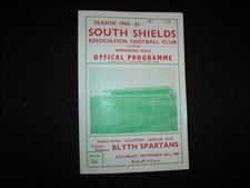 SOUTH SHIELDS  V  BLYTH SPARTANS  (NCLC)  10-9-60  1960/61