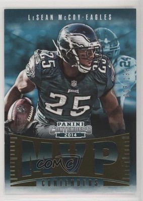 2014 Panini Contenders MVP Contenders Gold 5/199 LeSean McCoy #10 z7h