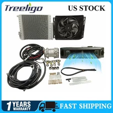 12V Electric Cooling Only Air Conditioner Universal Underdash Auto Car A/C Kit