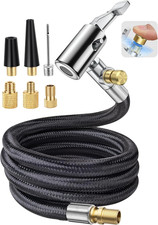 33'' Air Release Extension Hose, 7-Pack Tire Inflator Replacement Hose W/Presta