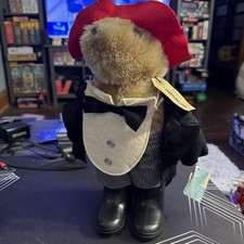 Paddington Bear Tuxedo Red Hat 10" Darkest Peru to London - Eden Vintage 1975