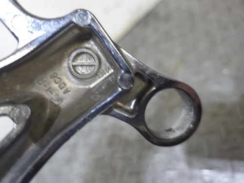 2005-2006 SUZUKI GSXR 1000 CHROME OEM RIGHT SIDE PASSENGER REARSET BRACKET - Picture 11 of 11