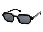 Meller Dotia Polarized Sunglasses, Black / Gray 139mm Wide #654