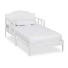 Dream On Me Sydney Toddler Bed in White, 1 Count (Pack of 1), White 