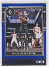 #46 2024-25 Hoops BLUE Nicolas Claxton Brooklyn Nets