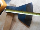 NICE BRANDED HEWING AXE-NOT SURE OF MAKER HEART OVER TRIANGLE STAMP-WITH HANDLE — photo 3