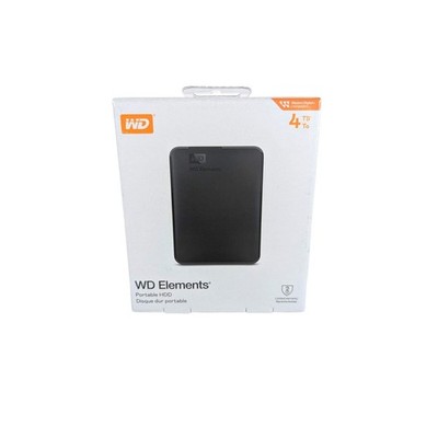 WD WDBU6Y0040BBK-WESN 4TB Elements USB 3.0 High-Capacity Portable Hard Drive