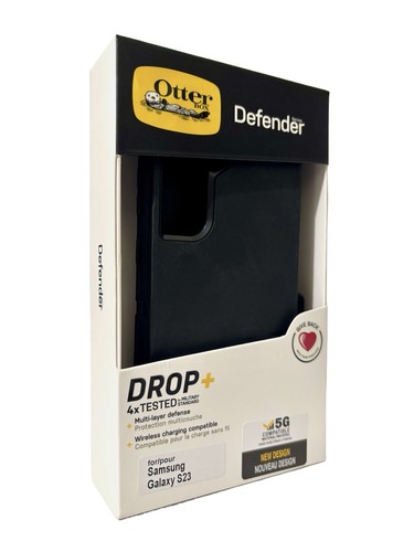 Custodia cellulare Otter Box Defender Samsung Galaxy S23 NERA - NUOVA - Foto 7 di 9